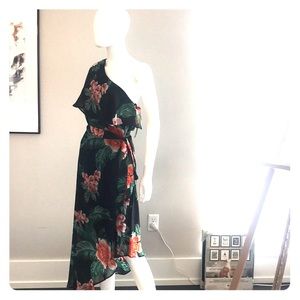 Floral off shoulder dress. Size 12.  New. Tags.